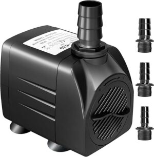 550GPH Submersible Pump 30W Fountain Water Pump